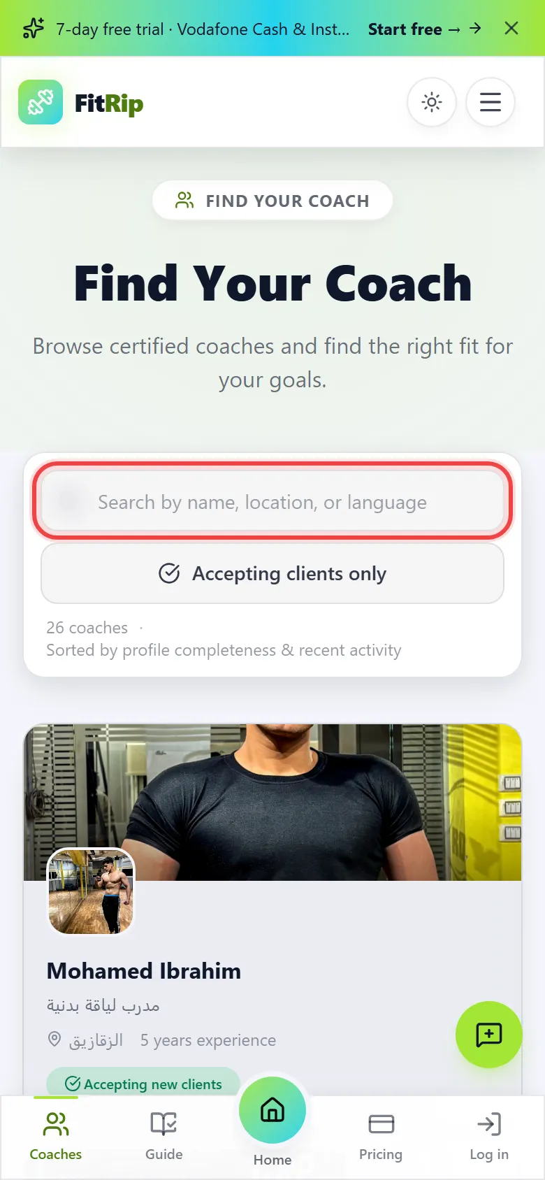 Looking for a coach?