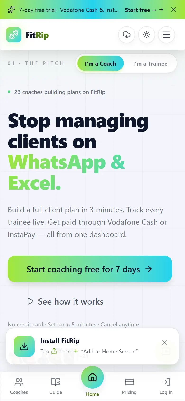 Install the app