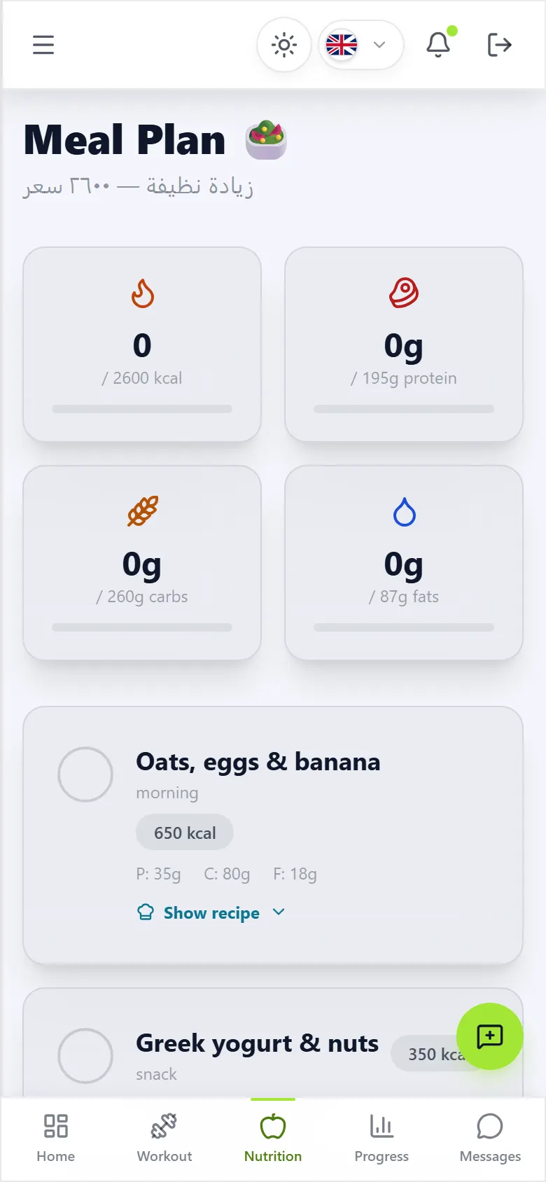 Open Nutrition